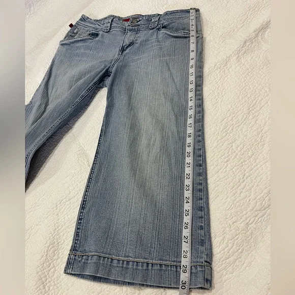 Vintage “Fire Jeans” 👖 size - 13 WIDE LEG Capri - Picture 4 of 11